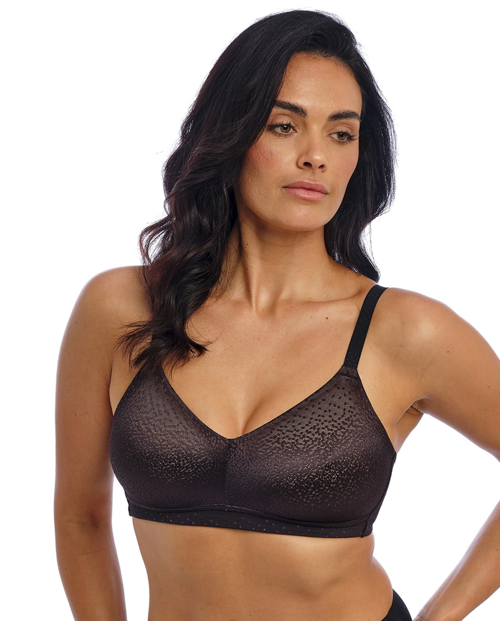 Невидимый бюстгальтер без косточек Wacoal, черный 
Невидимый бюстгальтер без косточек Wacoal, черный