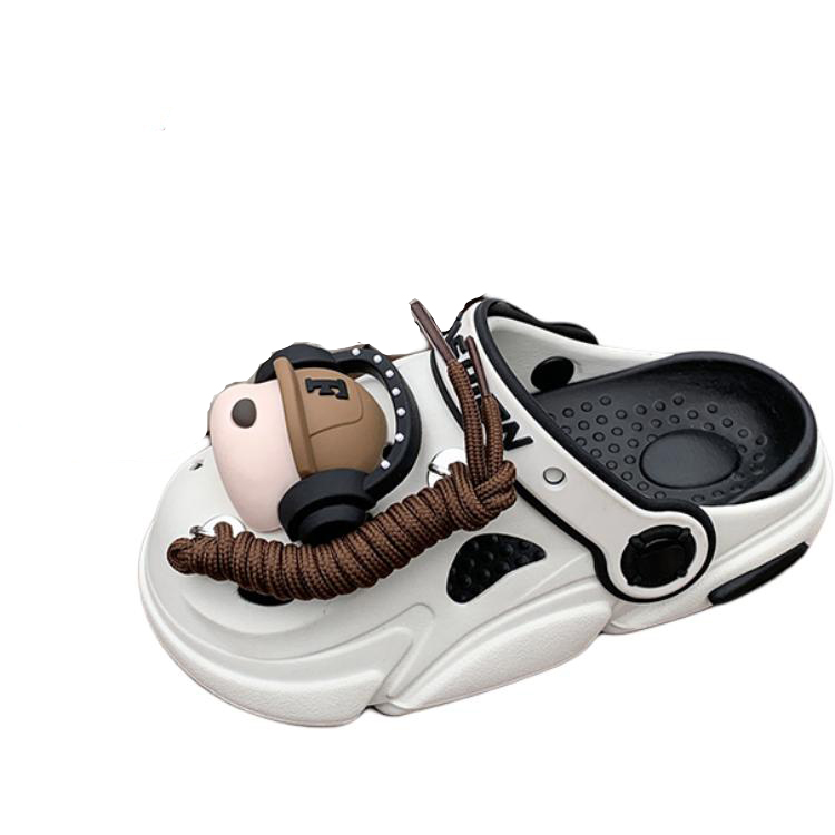 Нескользящие, дышащие, быстросохнущие детские тапочки CAMKIDS, бежевый/коричневый 
Нескользящие, дышащие, быстросохнущие детские тапочки CAMKIDS, бежевый/коричневый