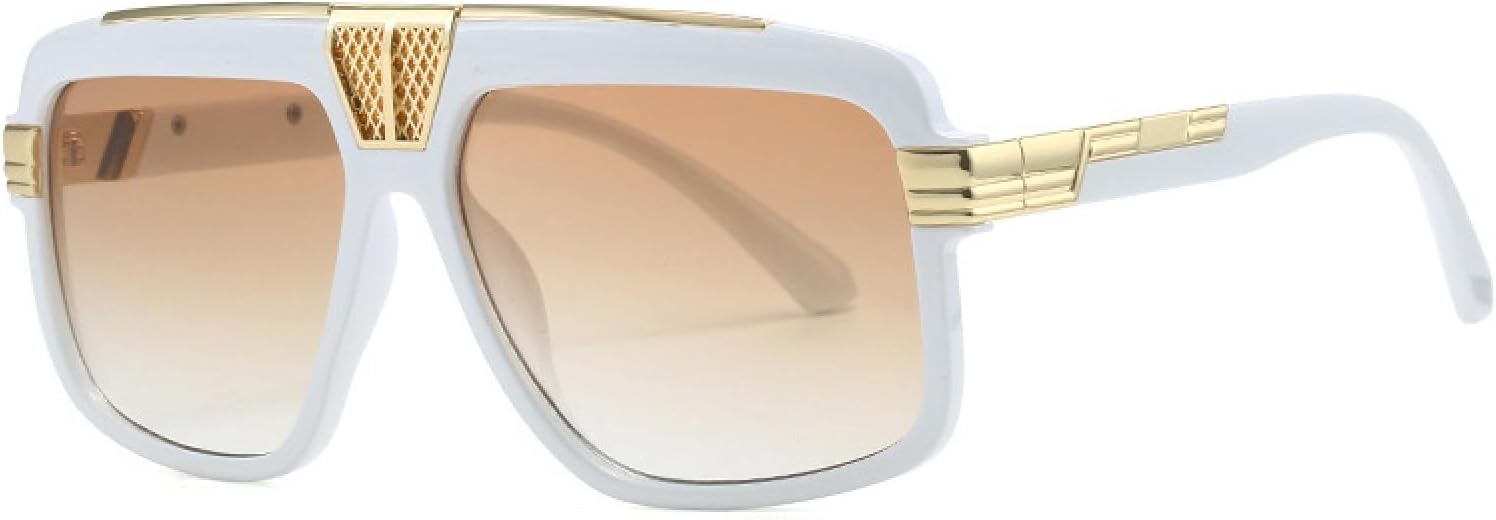 Модные солнцезащитные очки для мужчин, винтажные, женские, с плоской верхней частью, роскошные, трендовые, с защитой от УФ-излучения UV400, очки для путешествий TKKTLLT, C8
Модные солнцезащитные очки для мужчин, винтажные, женские, с плоской верхней частью, роскошные, трендовые, с защитой от УФ-излучения UV400, очки для путешествий TKKTLLT, C8