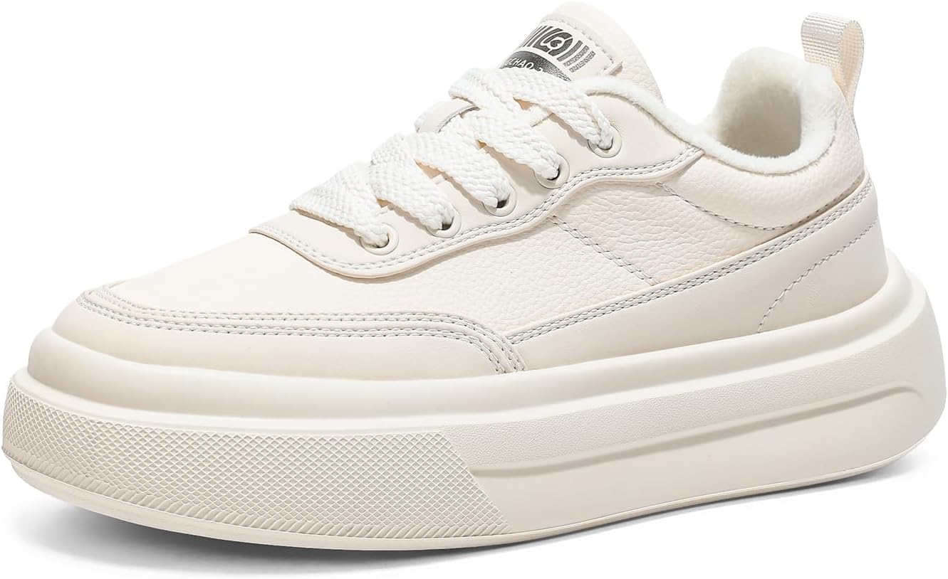 Мужские стильные платформенные кроссовки с ретро-шнуровкой и контрастной подкладкой, подходящие для повседневной носки и уличного стиля Lhyxu, слоновая кость
Мужские стильные платформенные кроссовки с ретро-шнуровкой и контрастной подкладкой, подходящие для повседневной носки и уличного стиля Lhyxu, слоновая кость