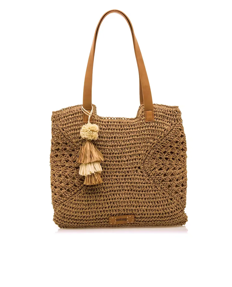 Сумка из рафии с помпоном Mustang, коричневый
Сумка из рафии с помпоном Mustang, коричневый