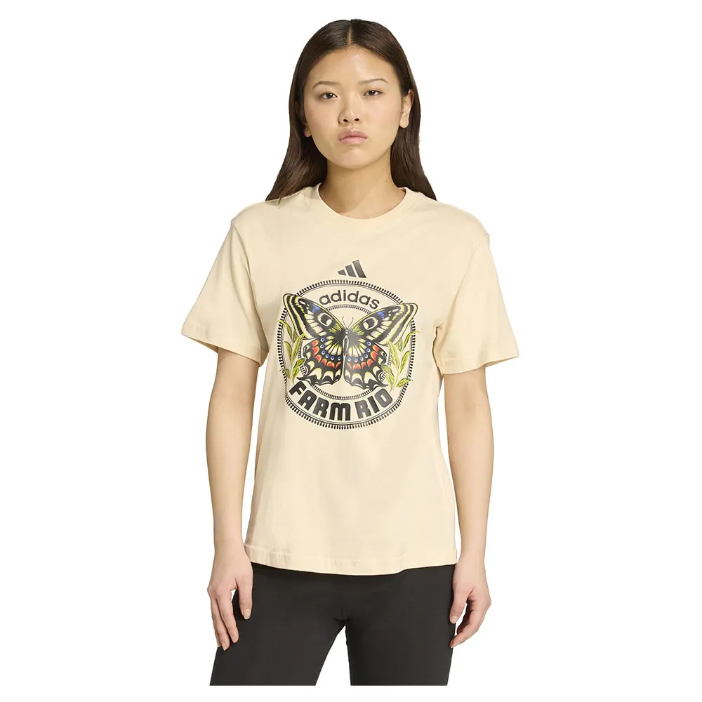 Футболка с коротким рукавом adidas X Farm Graphic, бежевый
Футболка с коротким рукавом adidas X Farm Graphic, бежевый