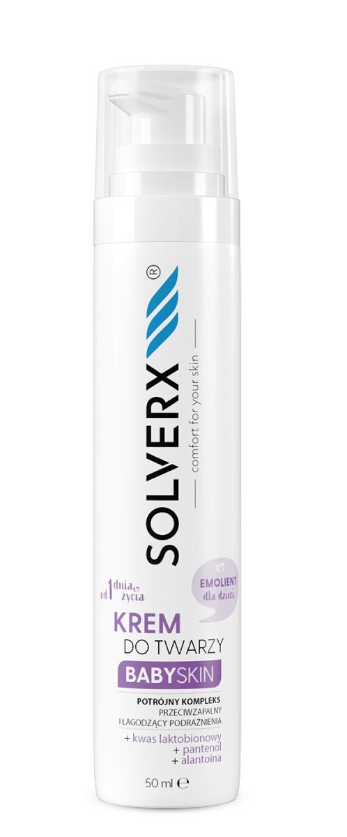 Крем для лица детский Solverx Baby Skin, 50 мл 
Крем для лица детский Solverx Baby Skin, 50 мл