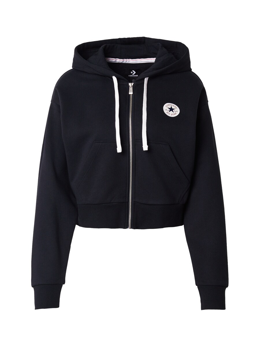 Толстовка с капюшоном на молнии CONVERSE, черный
Толстовка с капюшоном на молнии CONVERSE, черный