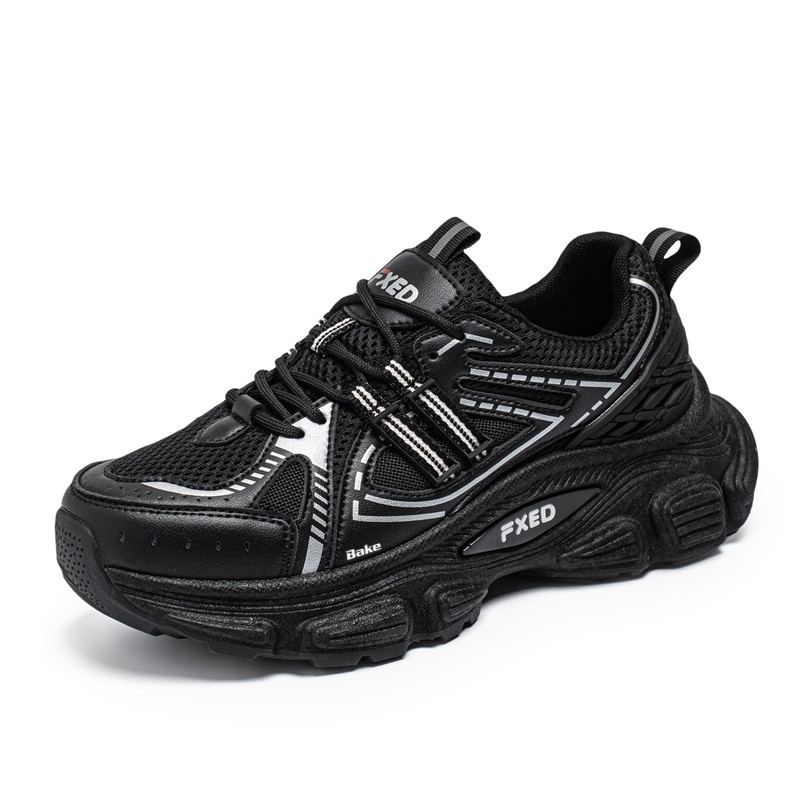 BAKE Амортизирующие и дышащие массивные кроссовки мужские низкие черные, цвет Black
BAKE Амортизирующие и дышащие массивные кроссовки мужские низкие черные, цвет Black