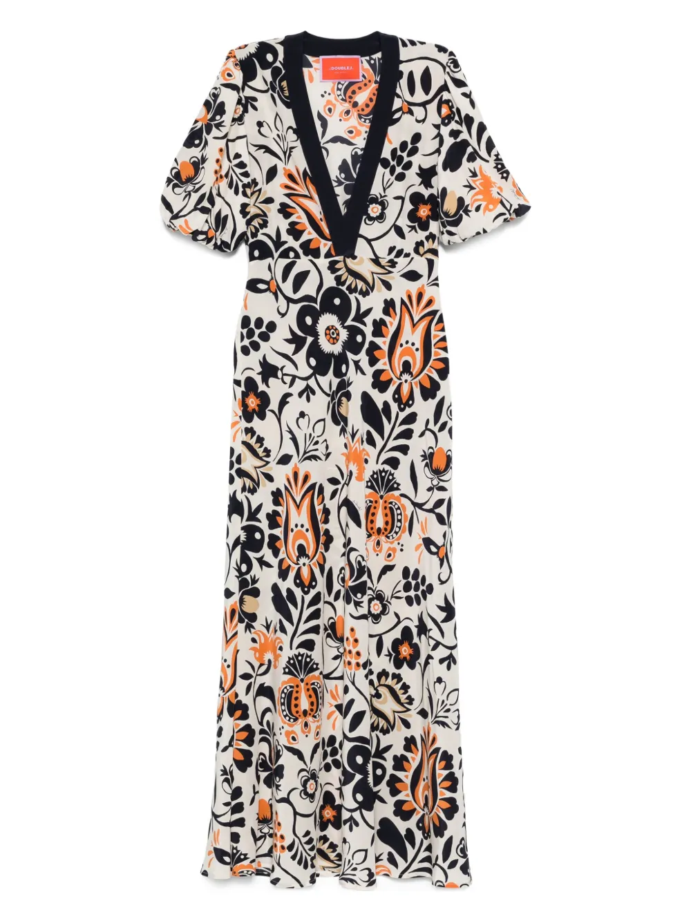 Платье с цветочным принтом и объемными рукавами La DoubleJ, белый
Платье с цветочным принтом и объемными рукавами La DoubleJ, белый