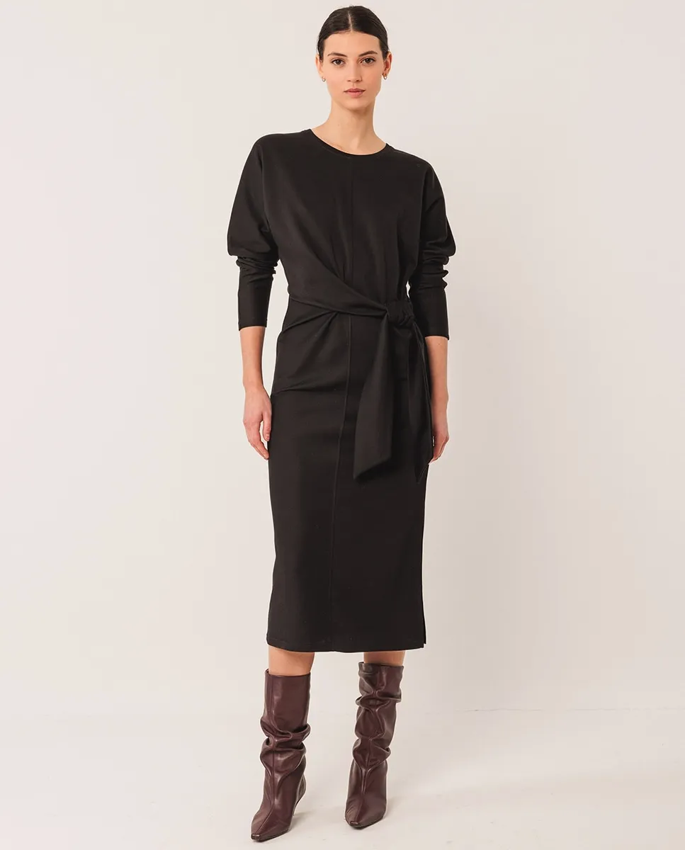 Платье с длинными рукавами и круглым вырезом Indi & Cold, черный
Платье с длинными рукавами и круглым вырезом Indi & Cold, черный