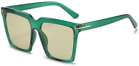 Винтажные квадратные солнцезащитные очки для женщин, увеличенного размера, черные, с градиентным переходом, защита от ультрафиолета UV400 MTZJH, Green-green
Винтажные квадратные солнцезащитные очки для женщин, увеличенного размера, черные, с градиентным переходом, защита от ультрафиолета UV400 MTZJH, Green-green