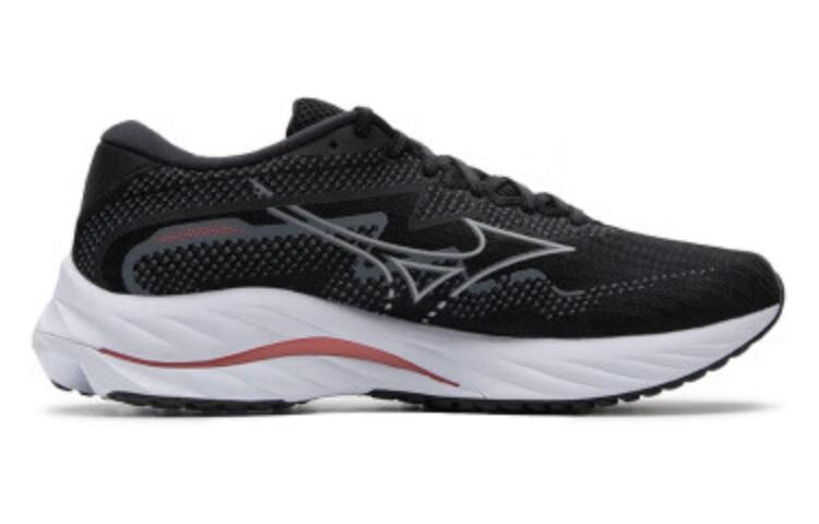 Кроссовки Mizuno Wave Rider 27 Super Wide 'Black Nickel Cayenne', черный/белый
Кроссовки Mizuno Wave Rider 27 Super Wide 'Black Nickel Cayenne', черный/белый
