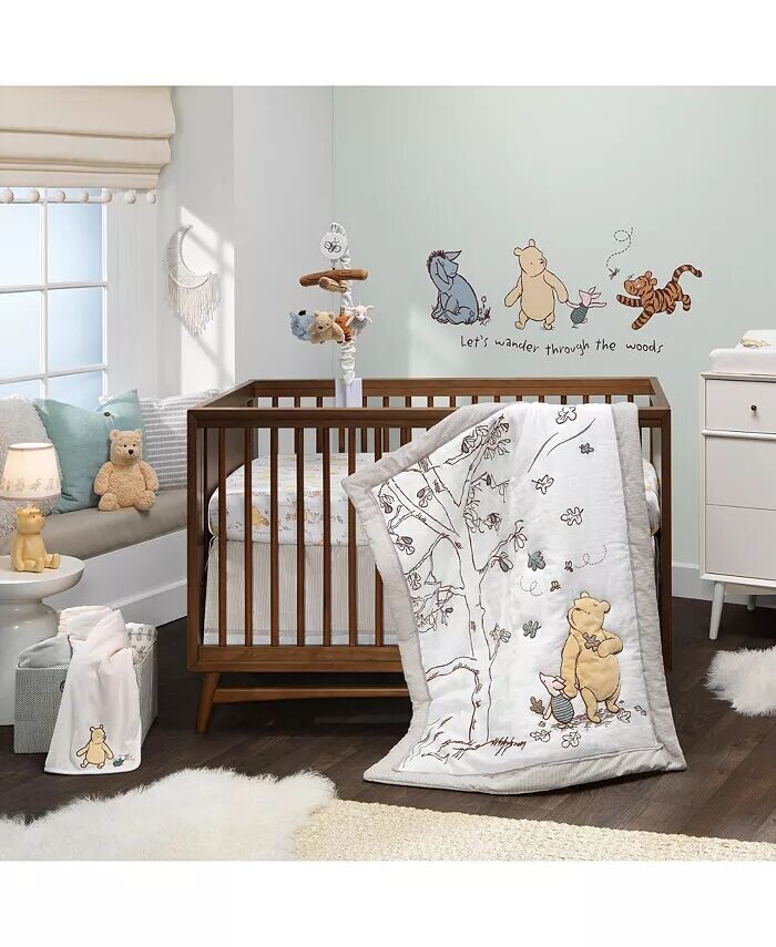 Комплект постельного белья для детской кроватки Disney Baby Storytime Pooh из 3 предметов Lambs & Ivy, белый
Комплект постельного белья для детской кроватки Disney Baby Storytime Pooh из 3 предметов Lambs & Ivy, белый