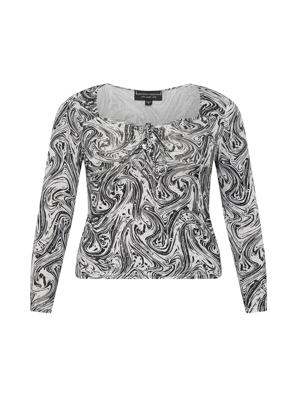 Рубашка Dorothy Perkins Curve, черно-белый
Рубашка Dorothy Perkins Curve, черно-белый