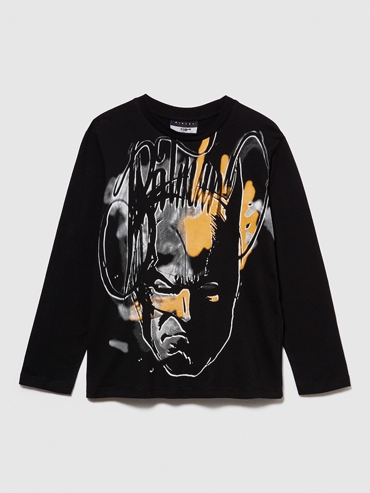 Рубашка с длинным рукавом Sisley, черный/цветной
Рубашка с длинным рукавом Sisley, черный/цветной