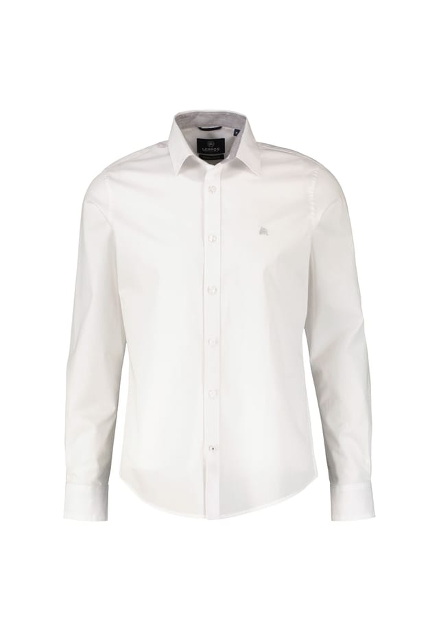 Базовая рубашка из поплина с воротником-стойкой Lerros, белый
Базовая рубашка из поплина с воротником-стойкой Lerros, белый