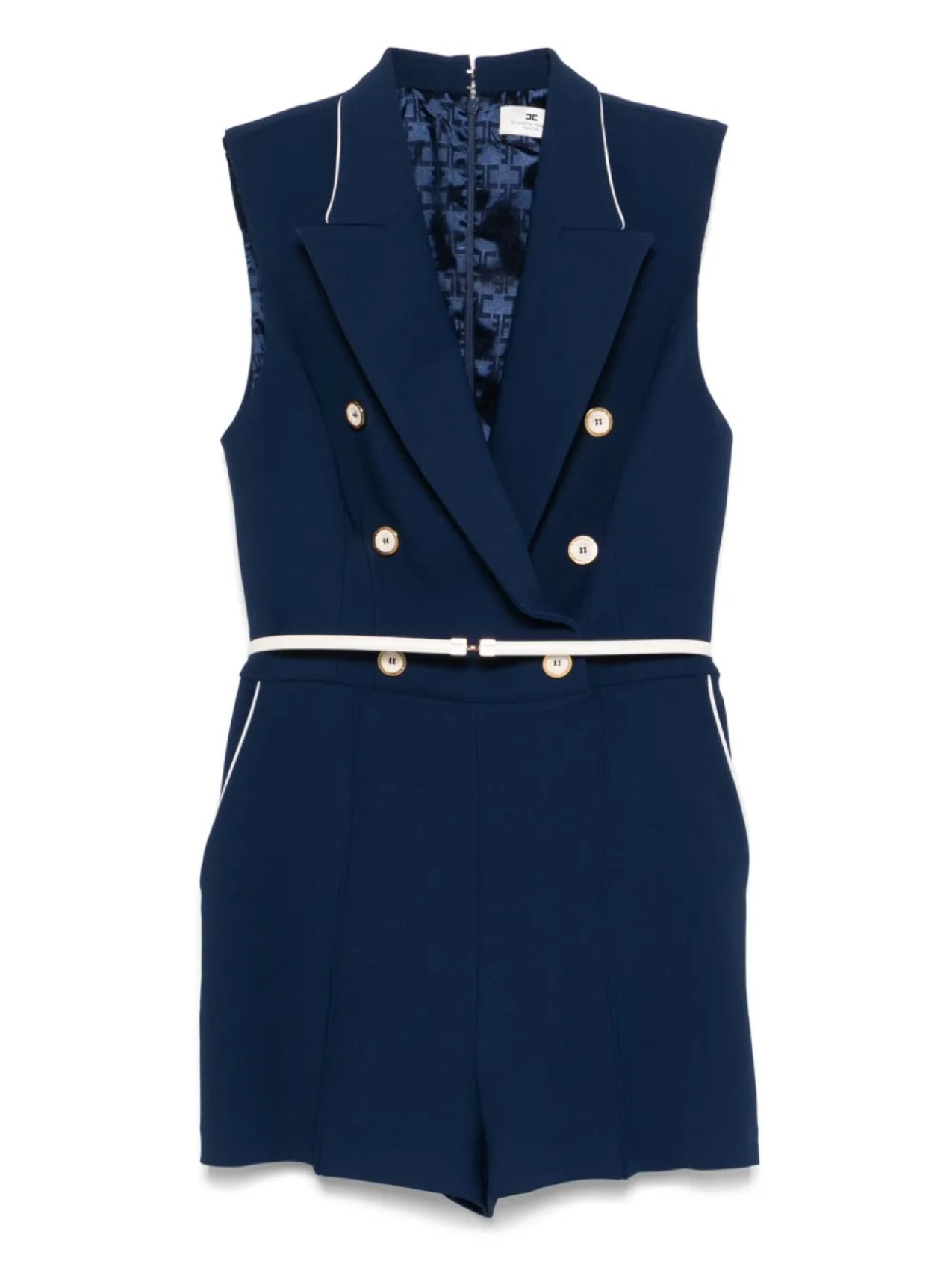 Двубортный ромпер Elisabetta Franchi
Двубортный ромпер Elisabetta Franchi