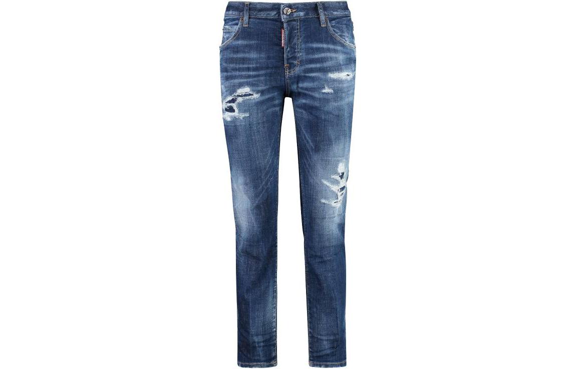 Dsquared2 Mid Rise Distressed Skinny Jeans DSQUARED 2, синий
Dsquared2 Mid Rise Distressed Skinny Jeans DSQUARED 2, синий