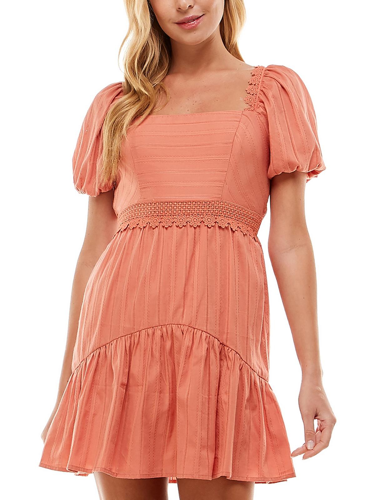 Платье Juniors Womens Textured Square Neck Fit & Flare Dress City Studio
Платье Juniors Womens Textured Square Neck Fit & Flare Dress City Studio