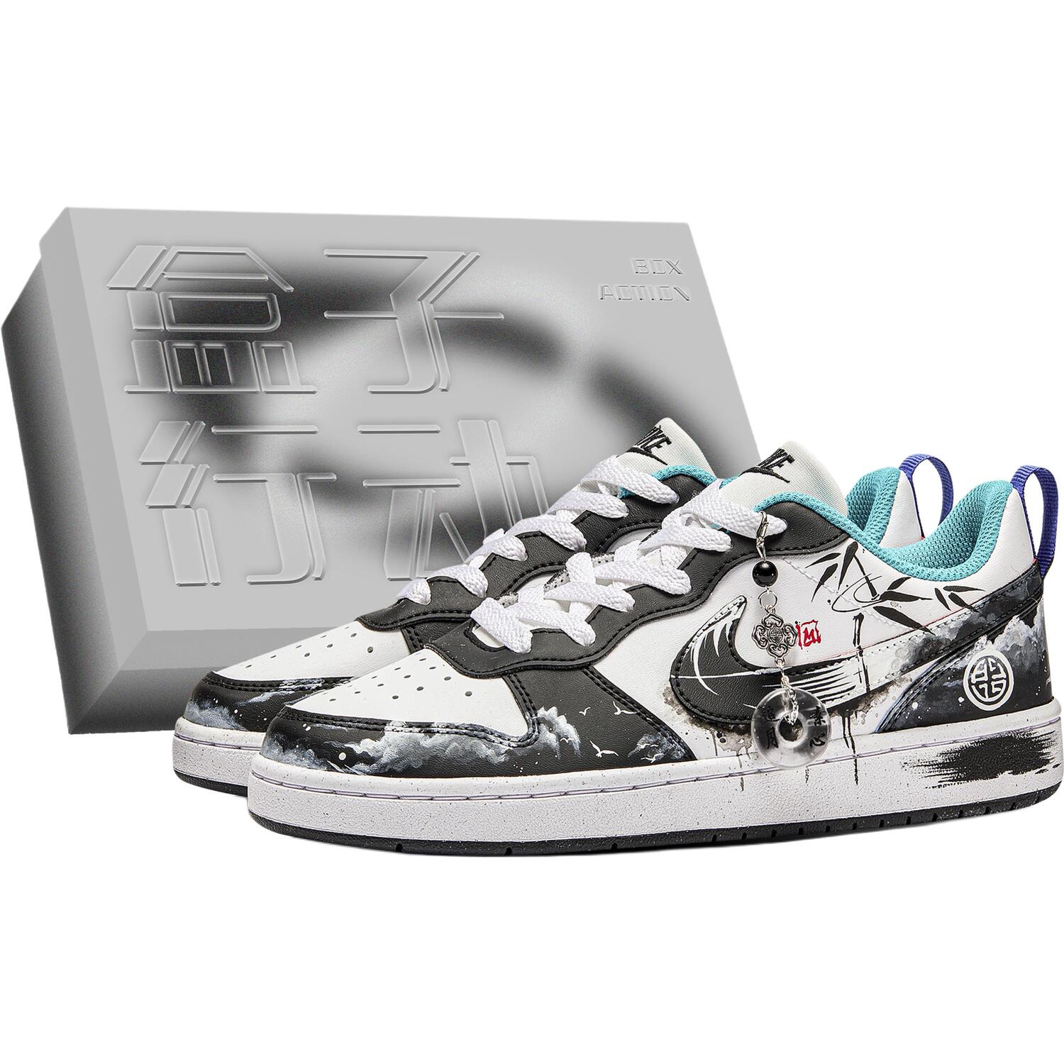 Nike Court Borough Endless Exposure амортизация, износостойкие низкие детские скейтбординг кроссовки Black White для подростков
Nike Court Borough Endless Exposure амортизация, износостойкие низкие детские скейтбординг кроссовки Black White для подростков