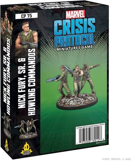 Marvel: Crisis Protocol — Ник Фьюри-старший. и «Воющие коммандос», «Атомные массовые игры» ATOMIC MASS GAMES
Marvel: Crisis Protocol — Ник Фьюри-старший. и «Воющие коммандос», «Атомные массовые игры» ATOMIC MASS GAMES