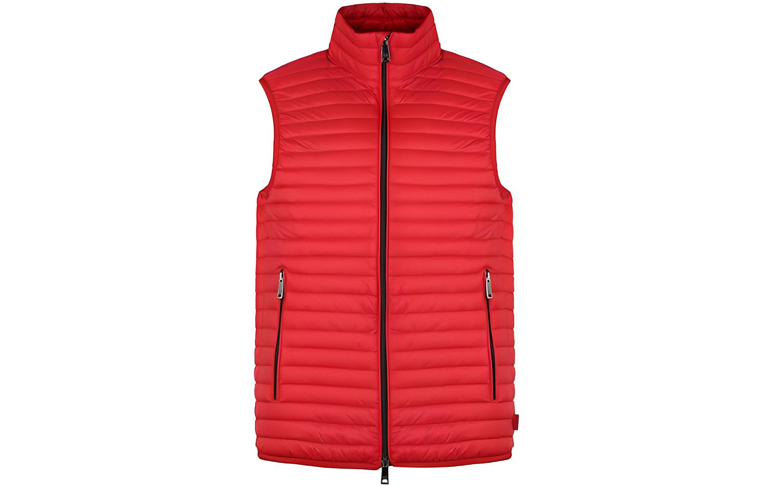 EMPORIO ARMANI Пуховая жилетка мужская красная, Red 
EMPORIO ARMANI Пуховая жилетка мужская красная, Red