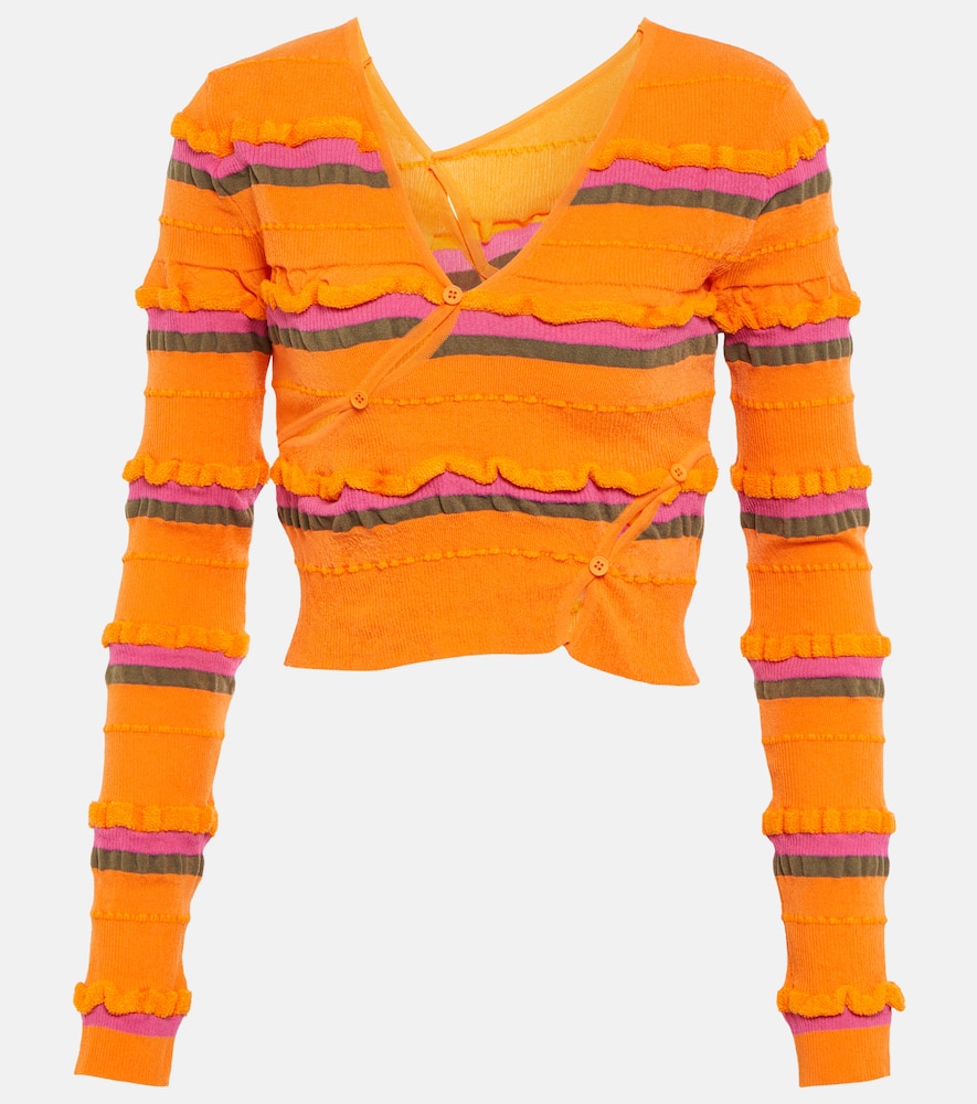 Кардиган Le Cardigan Tordu укороченный Jacquemus, Orange
Кардиган Le Cardigan Tordu укороченный Jacquemus, Orange