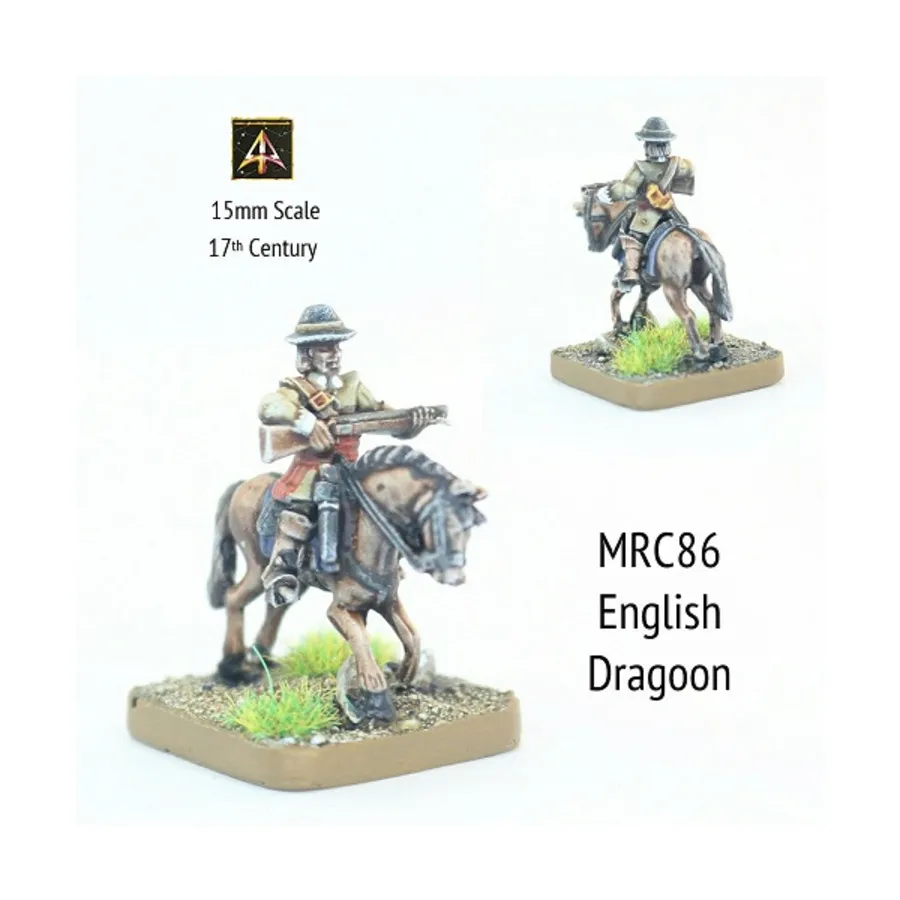 Английский драгун в шляпе, Altuos Historical Miniatures - The 17th Century (15mm)
Английский драгун в шляпе, Altuos Historical Miniatures - The 17th Century (15mm)