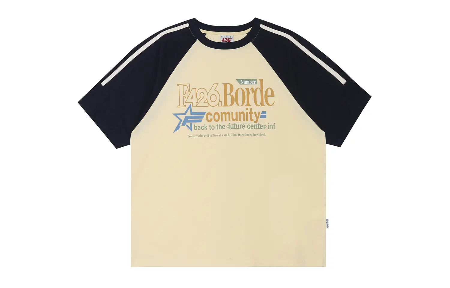 F426 Футболка унисекс, Бледно-желтый на фоне темно-синего
F426 Футболка унисекс, Бледно-желтый на фоне темно-синего