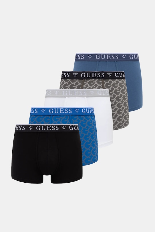 5 пар боксеров Guess, синий
5 пар боксеров Guess, синий