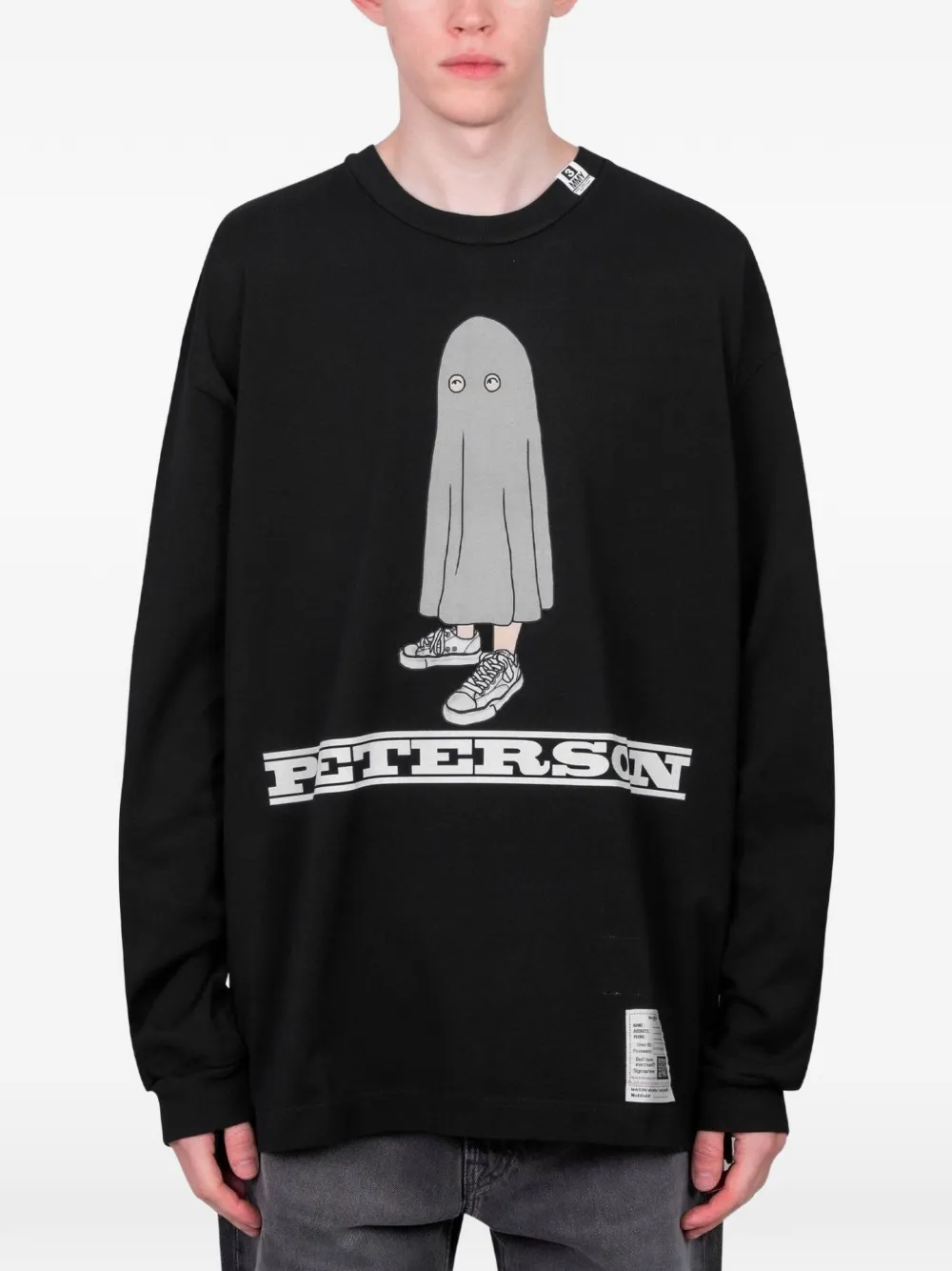 Лонгслив с графическим принтом Maison Mihara Yasuhiro, черный
Лонгслив с графическим принтом Maison Mihara Yasuhiro, черный