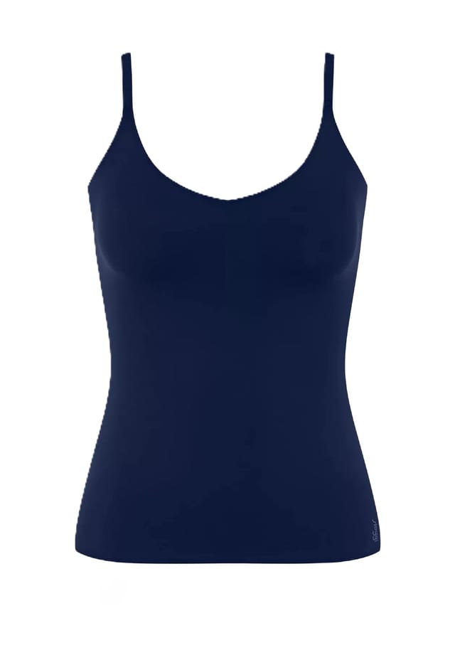 Топ Zero Feel 2.0 бесшовный с V-образным вырезом Sloggi, синий 
Топ Zero Feel 2.0 бесшовный с V-образным вырезом Sloggi, синий