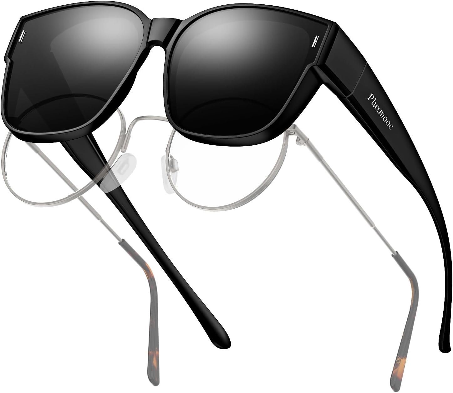 Солнцезащитные очки, надеваемые поверх очков, для женщин и мужчин, увеличенного размера, поляризованные, для защиты очков с диоптриями UV400 Pluxmooc, 005t1 Matte Black/Black
Солнцезащитные очки, надеваемые поверх очков, для женщин и мужчин, увеличенного размера, поляризованные, для защиты очков с диоптриями UV400 Pluxmooc, 005t1 Matte Black/Black