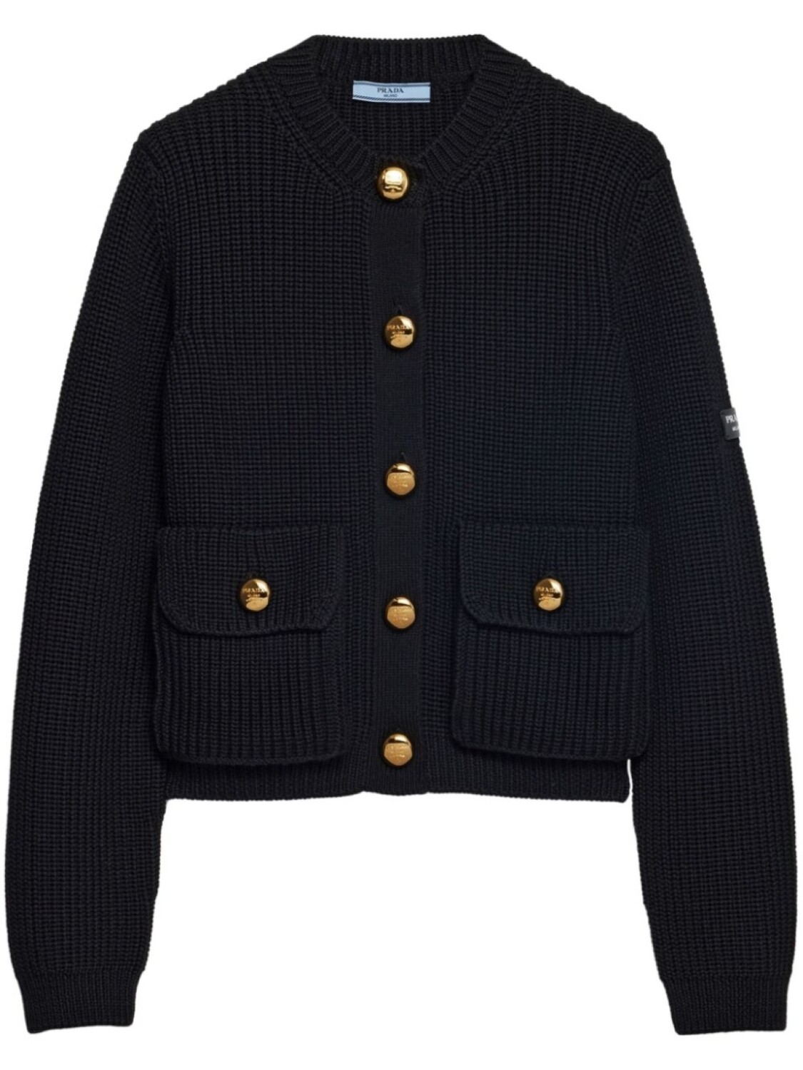 Шерстяной кардиган Prada, черный
Шерстяной кардиган Prada, черный