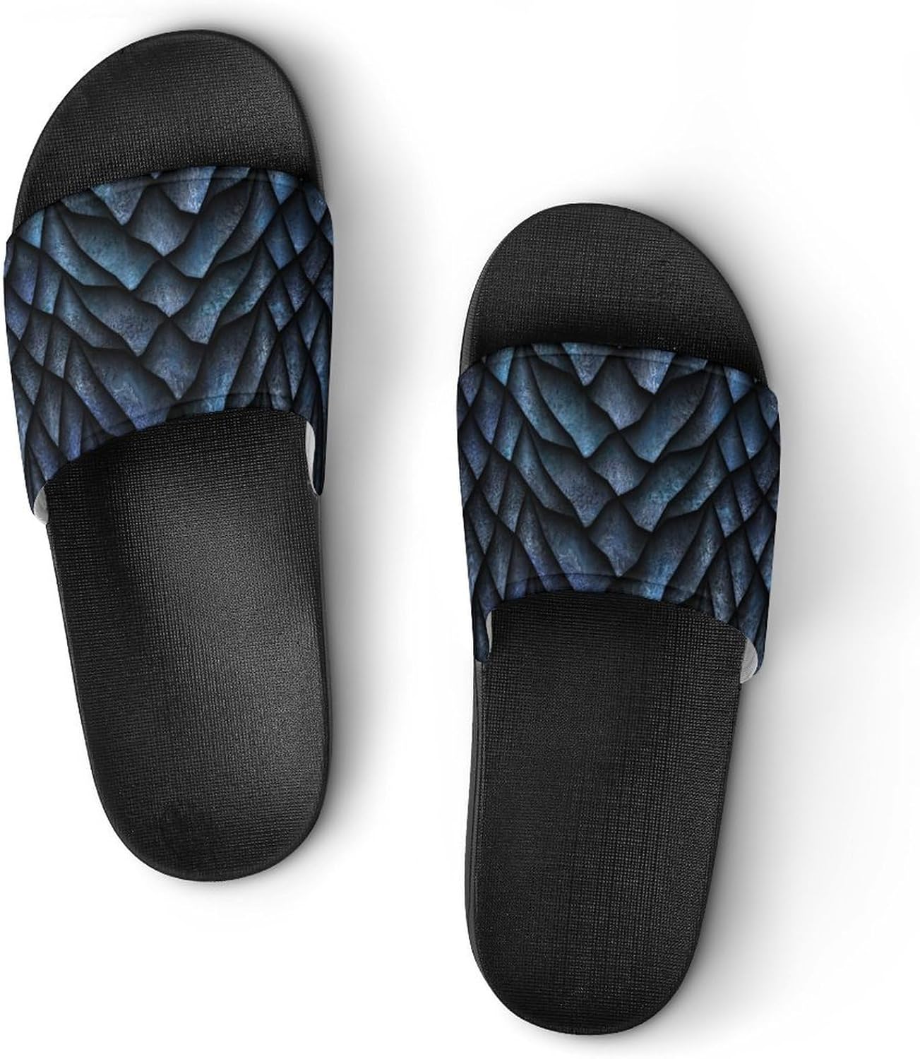 Мужские и женские шлепанцы с драконьей чешуей, сандалии, тапочки, нескользящие, с открытым носком, домашние тапочки Sabebmgfd, синий
Мужские и женские шлепанцы с драконьей чешуей, сандалии, тапочки, нескользящие, с открытым носком, домашние тапочки Sabebmgfd, синий