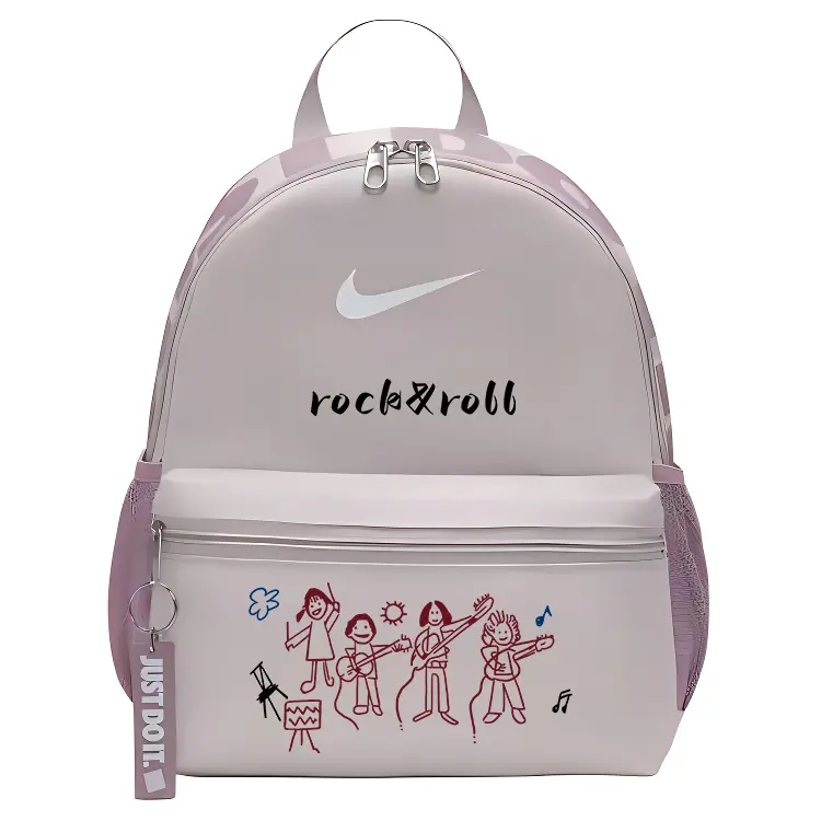 Nike Тканевый рюкзак женский серый фиолетовый и фуксия и белый, Music
Nike Тканевый рюкзак женский серый фиолетовый и фуксия и белый, Music
