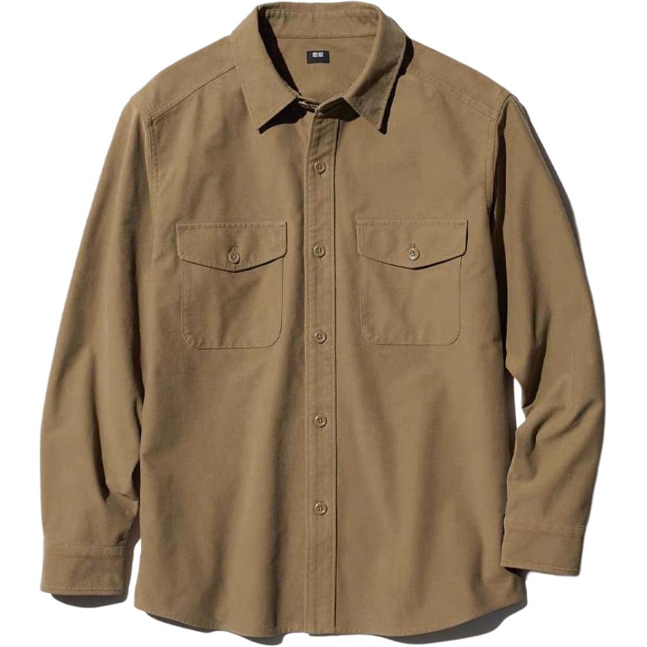 UNIQLO Рубашка Unisex светло-коричневая
UNIQLO Рубашка Unisex светло-коричневая