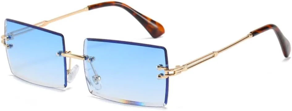 LVTFCO Модные маленькие прямоугольные солнцезащитные очки, стильные женские и мужские, без оправы, для велоспорта, ретро, защита от УФ-излучения UV400, C10 Skyblue
LVTFCO Модные маленькие прямоугольные солнцезащитные очки, стильные женские и мужские, без оправы, для велоспорта, ретро, защита от УФ-излучения UV400, C10 Skyblue