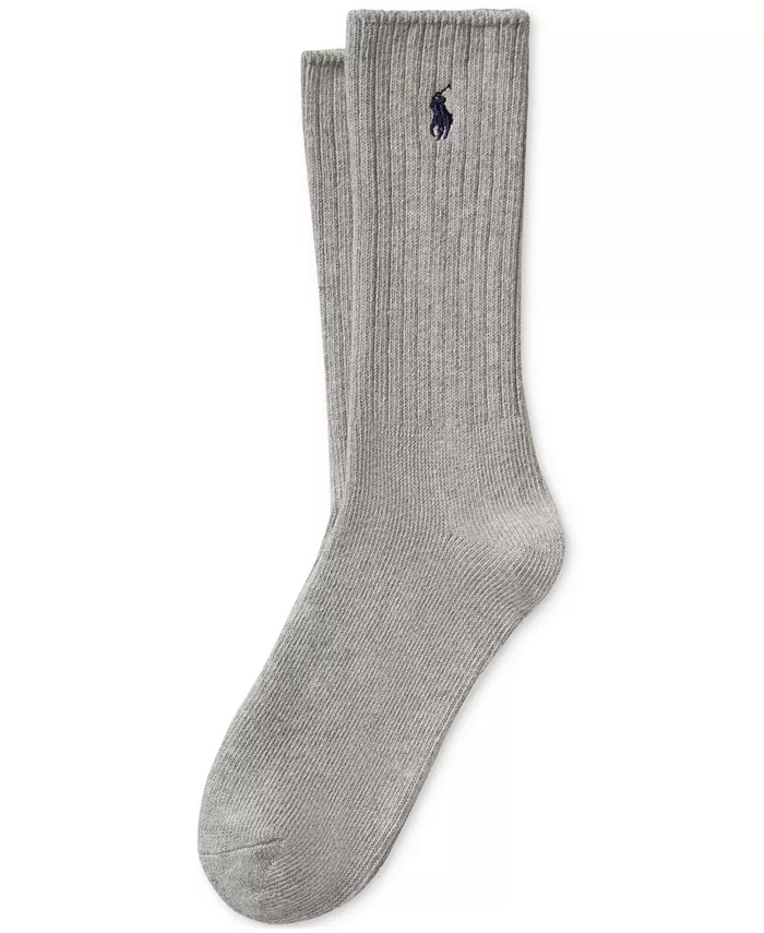 Мужские однотонные классические носки Crew Polo Ralph Lauren, серый
Мужские однотонные классические носки Crew Polo Ralph Lauren, серый