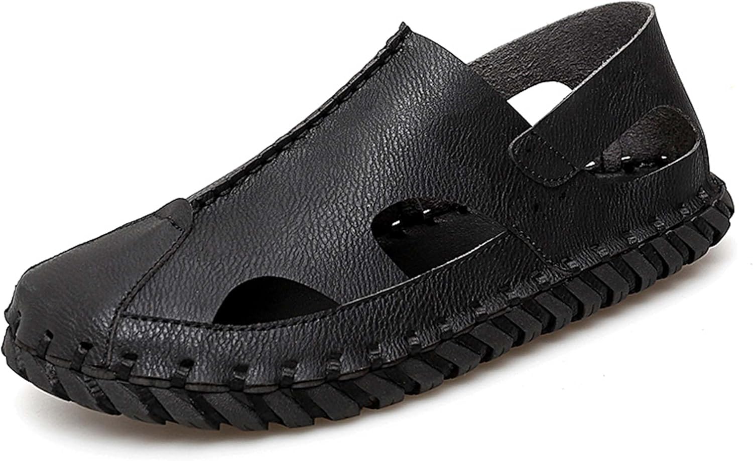 Мужские сандалии Vtiao с ручной строчкой, модные римские сандалии, дышащие кожаные сандалии, сандалии-рыбаки для ежедневных прогулок, прогулок по пляжу, вождения и других случаев, черный
Мужские сандалии Vtiao с ручной строчкой, модные римские сандалии, дышащие кожаные сандалии, сандалии-рыбаки для ежедневных прогулок, прогулок по пляжу, вождения и других случаев, черный
