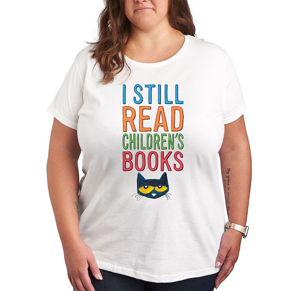 Футболка с рисунком «Кот Пит, я все еще читаю книги» Licensed Character, белый
Футболка с рисунком «Кот Пит, я все еще читаю книги» Licensed Character, белый