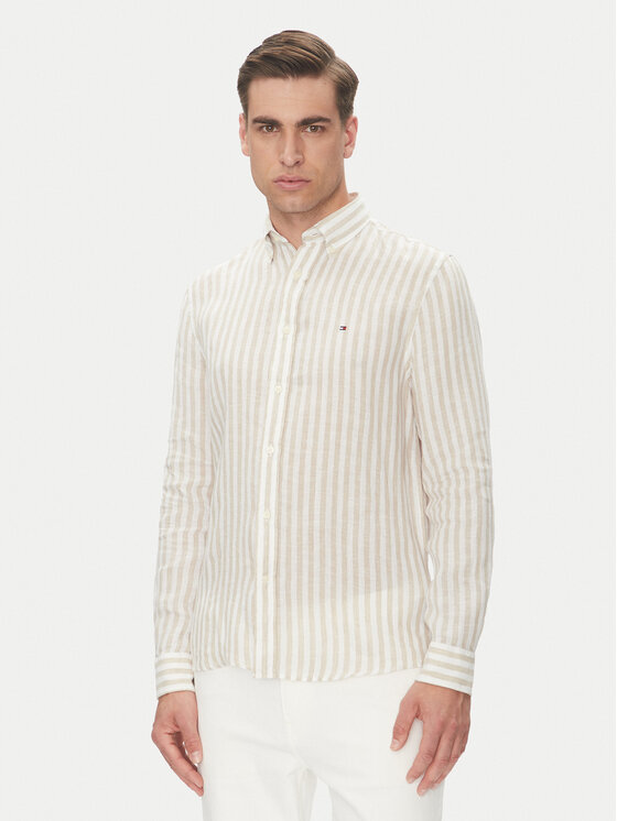 Рубашка обычного кроя Essential MW0MW38581 Tommy Hilfiger, бежевый
Рубашка обычного кроя Essential MW0MW38581 Tommy Hilfiger, бежевый