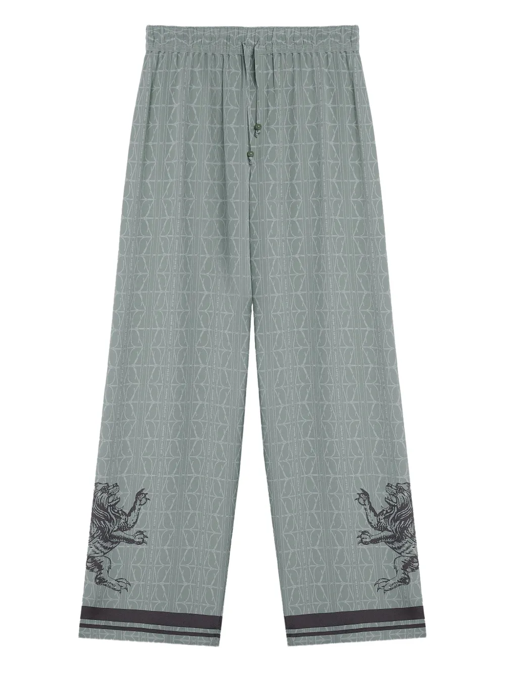 Декорированные брюки с геометричным принтом Domaine Des Artistes, синий 
Декорированные брюки с геометричным принтом Domaine Des Artistes, синий