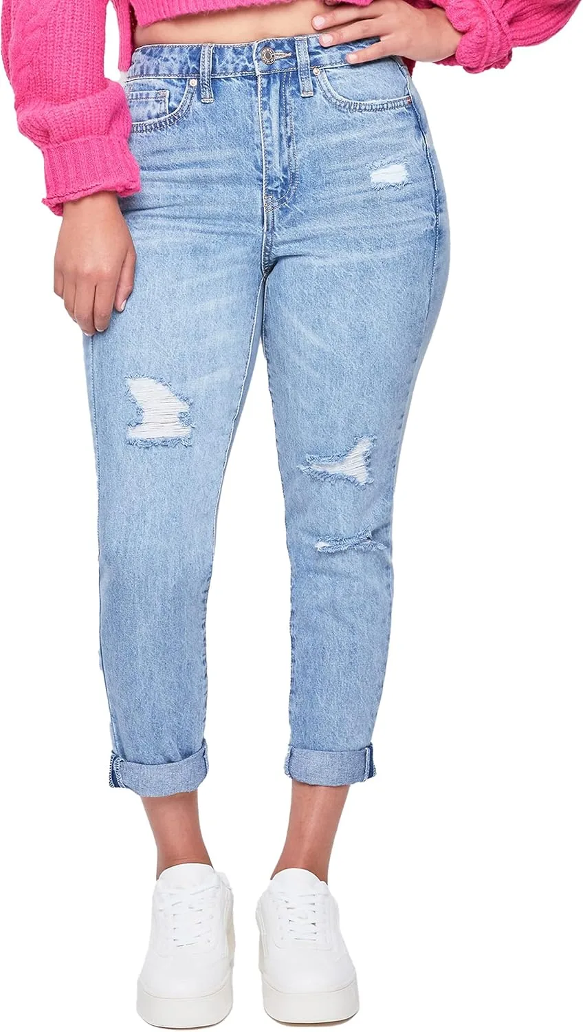 YMI Women's Junior Hybrid Dream High Rise Mom Fit Ankle Jean
YMI Women's Junior Hybrid Dream High Rise Mom Fit Ankle Jean