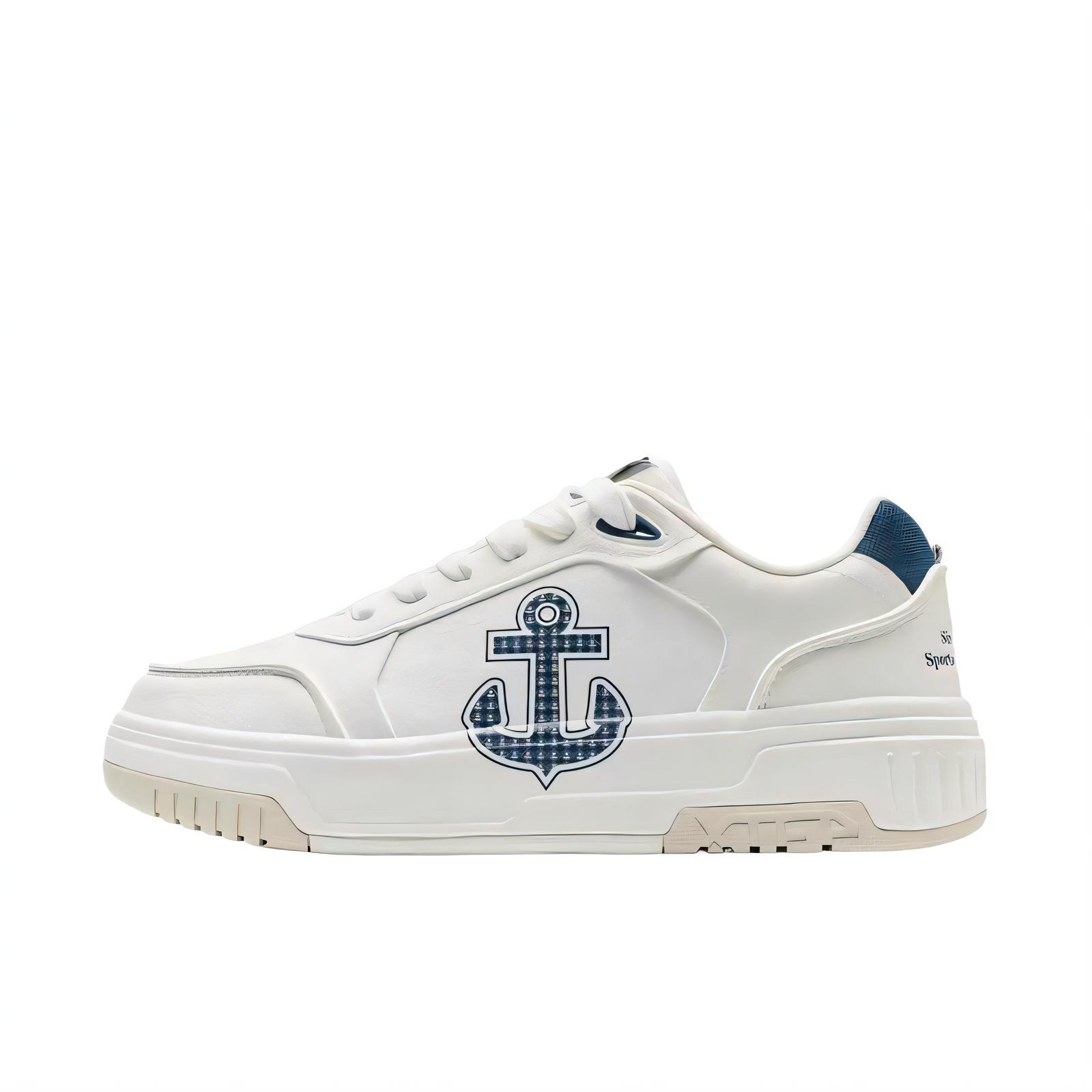 XTEP Нескользящие износостойкие низкие кроссовки для скейтбординга, мужские, парусные, белые 
XTEP Нескользящие износостойкие низкие кроссовки для скейтбординга, мужские, парусные, белые