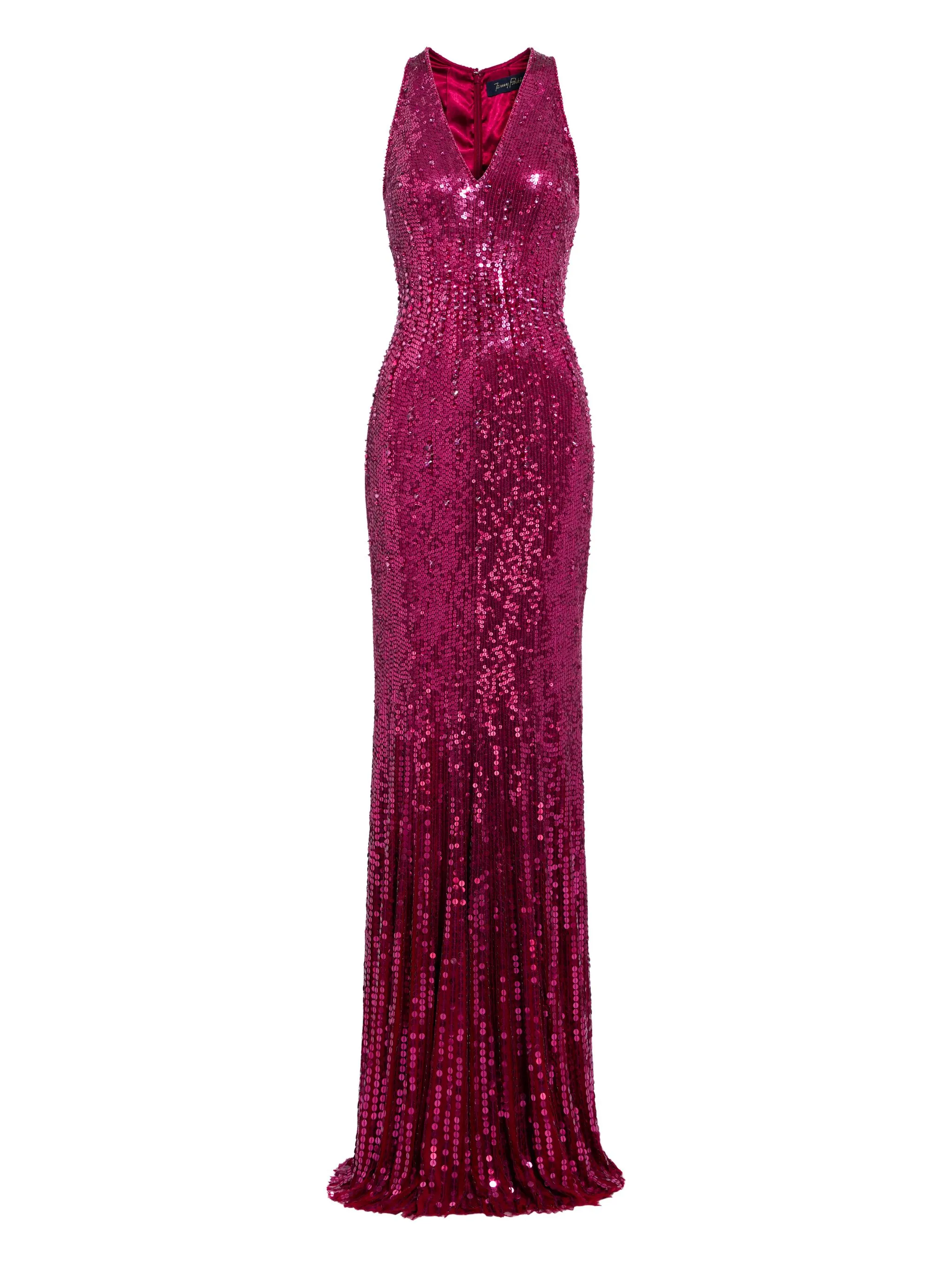 Платье макси с пайетками Jenny Packham, розовый
Платье макси с пайетками Jenny Packham, розовый