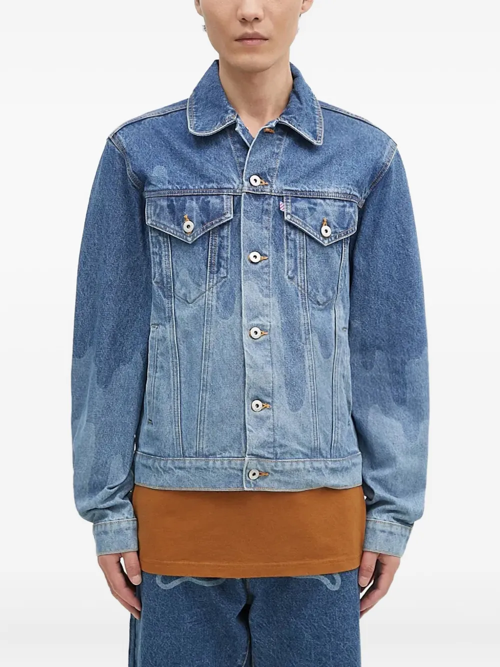 Джинсовая куртка с капающим логотипом ICECREAM, синий
Джинсовая куртка с капающим логотипом ICECREAM, синий