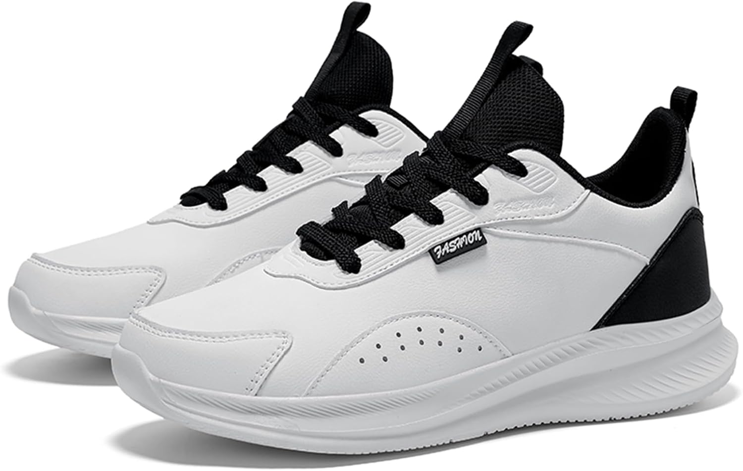 Мужские осенне-зимние кожаные дышащие спортивные кроссовки на шнуровке с толстой подошвой, легкой амортизацией и закругленным носком, подходящие для бега, фитнеса, ходьбы и бадминтона Qaoterod, белый
Мужские осенне-зимние кожаные дышащие спортивные кроссовки на шнуровке с толстой подошвой, легкой амортизацией и закругленным носком, подходящие для бега, фитнеса, ходьбы и бадминтона Qaoterod, белый