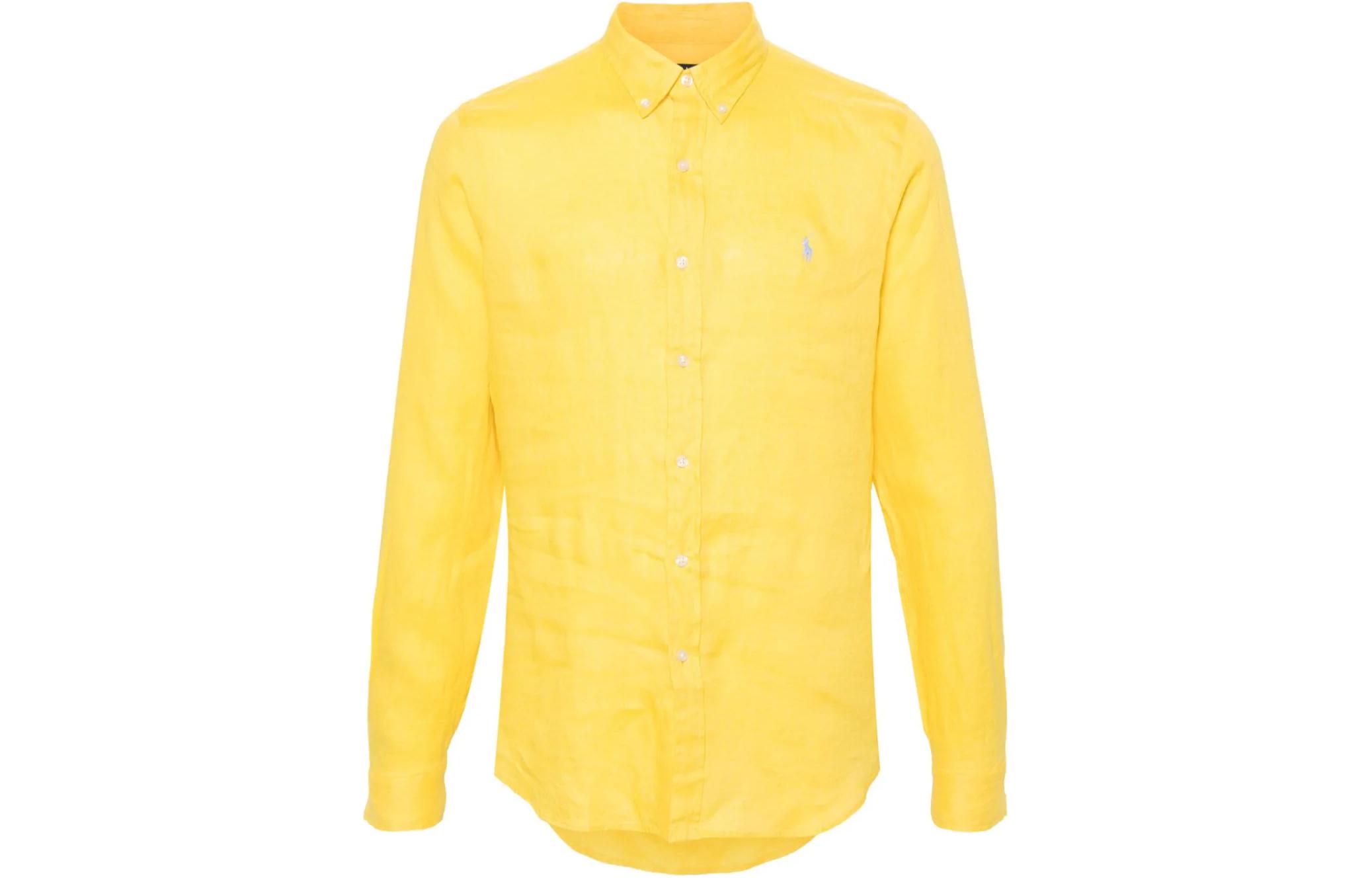 Поло Пони вышитая льняная рубашка Polo Ralph Lauren, Желтый
Поло Пони вышитая льняная рубашка Polo Ralph Lauren, Желтый