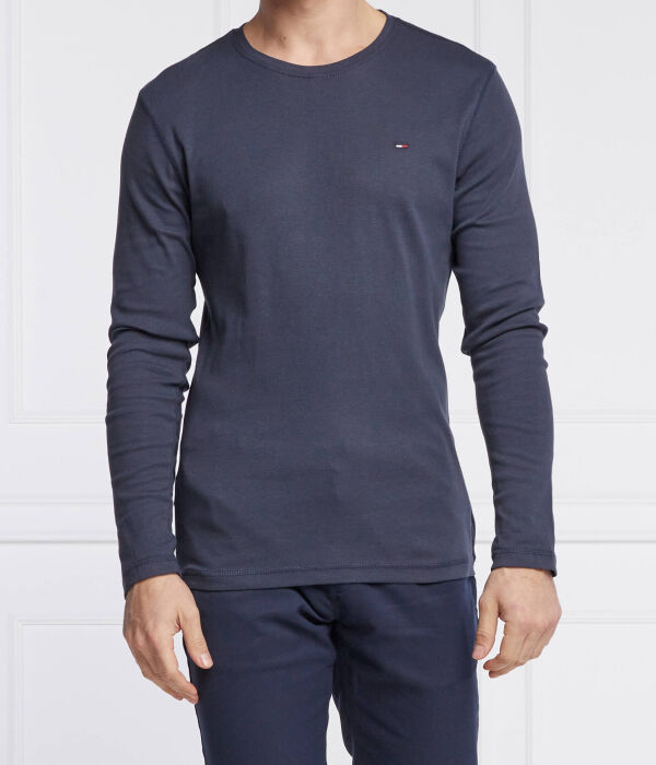 Лонгслив мужской Tommy Jeans облегающий однотонный, серо-синий
Лонгслив мужской Tommy Jeans облегающий однотонный, серо-синий