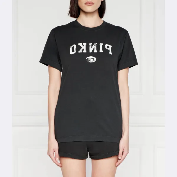 Футболка тирамису стандартного кроя Pinko, черный
Футболка тирамису стандартного кроя Pinko, черный