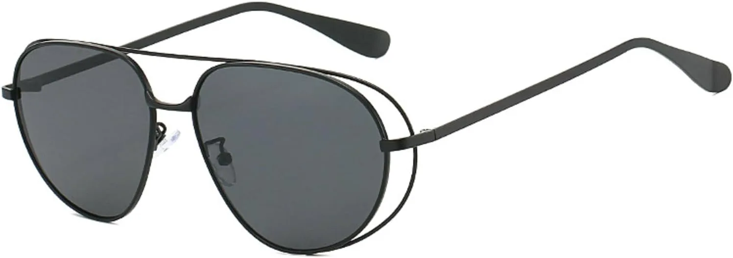 Ретро-солнцезащитные очки-пилот для женщин в стиле 70-х, модные мужские солнцезащитные очки с двойной перемычкой, стильные очки в металлической оправе mincl, C1
Ретро-солнцезащитные очки-пилот для женщин в стиле 70-х, модные мужские солнцезащитные очки с двойной перемычкой, стильные очки в металлической оправе mincl, C1