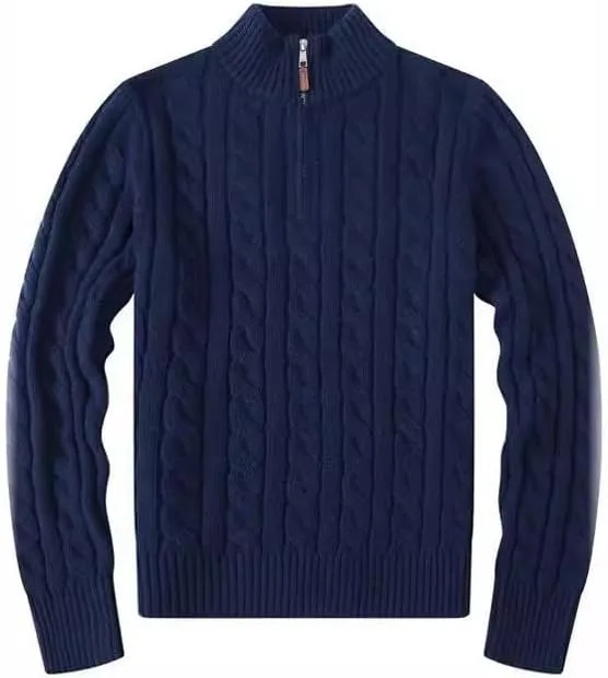 Мужской свитер из шерсти и полиэстера, 76% шерсть, 24% полиэстер, воротник-гольф
Мужской свитер из шерсти и полиэстера, 76% шерсть, 24% полиэстер, воротник-гольф